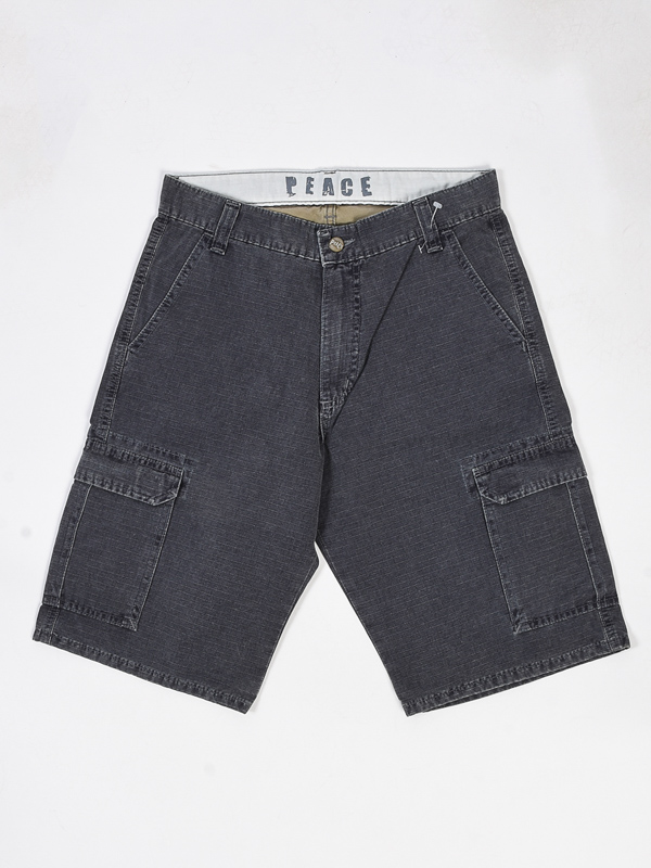 Peace 104/498 GRY pánske plátené kraťasy - 28