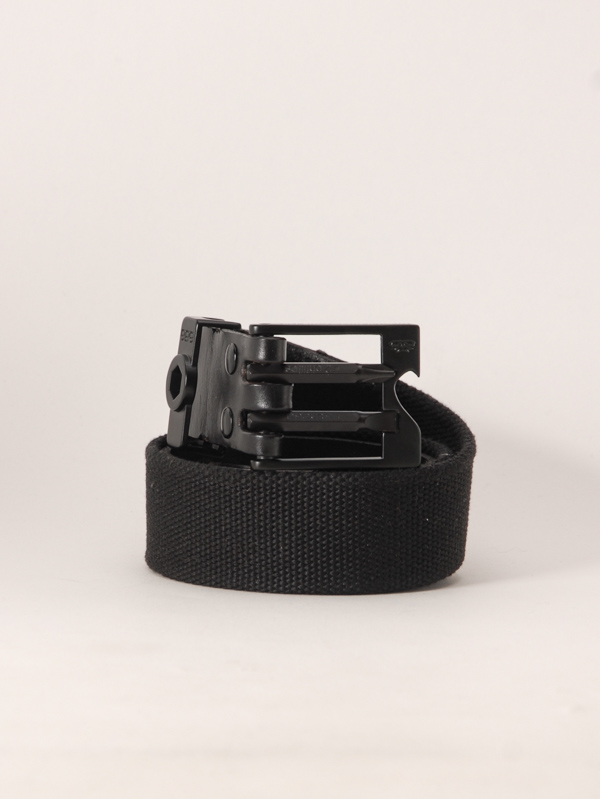 686 SURPLUS black pánsky kožený opasok - S