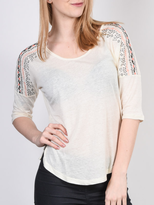 Roxy DOLMAN NATIVE WCD0 dámske tričko s dlhým rukávom - S
