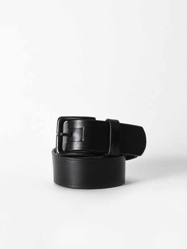 Nixon AMERICANA black pánsky kožený opasok - L