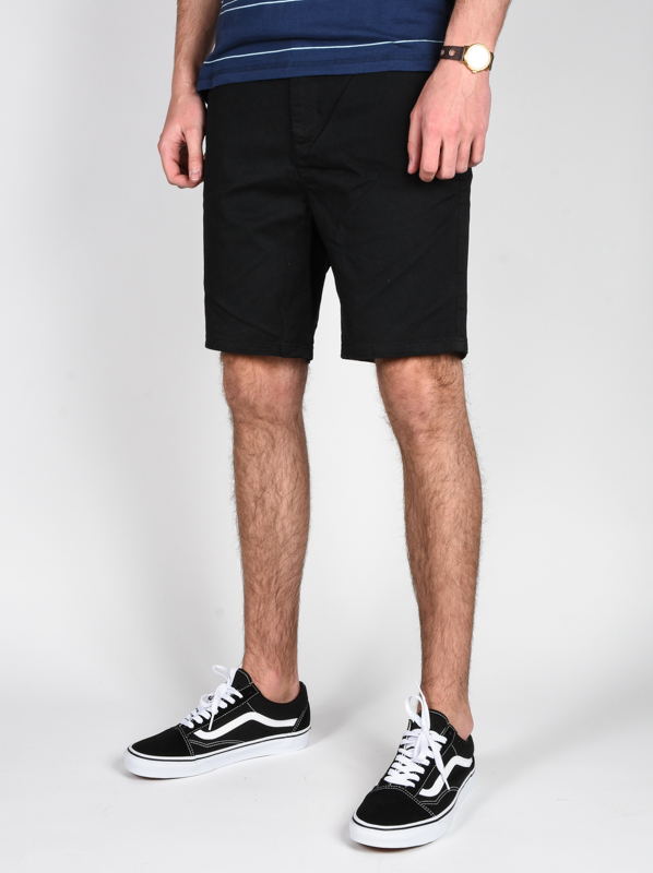 RVCA STAPLED black pánske plátené kraťasy - 32