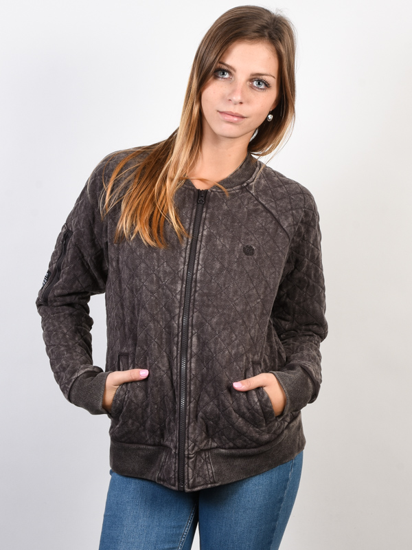 Element PENNY OFF BLACK pánska mikina na zapínanie - XS