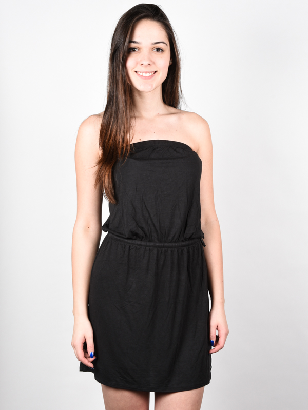 Billabong NEW AMED black plesové šaty krátke - L