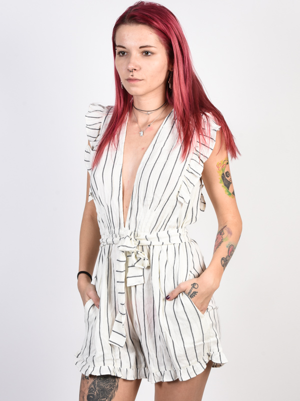 Billabong SUNNY GARDEN ROMPER white plesové šaty krátke - S