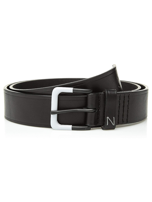 Nixon DNA BLACKWHITEBLACK pánsky kožený opasok - M