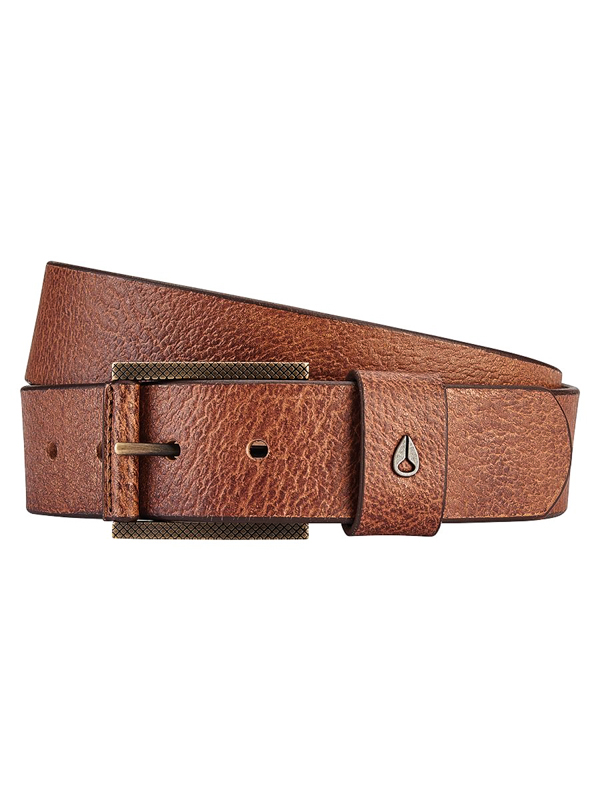 Nixon AMERICANA brown pánsky kožený opasok - M