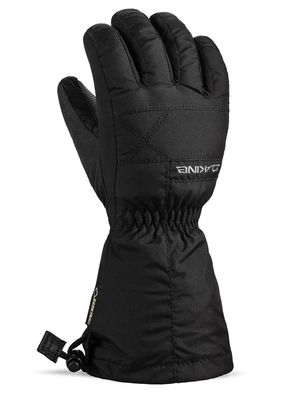 Dakine AVENGER black detské prstové lyžiarske rukavice - K/L