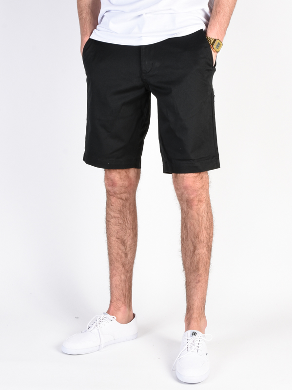 RVCA WEEKEND STRETCH black pánske plátené kraťasy - 30
