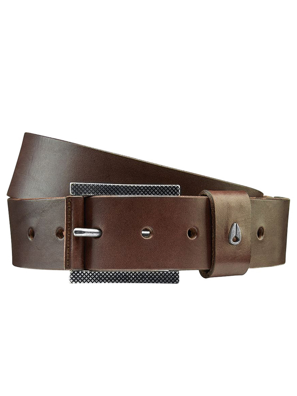 Nixon AMERICANA DARKBROWN pánsky kožený opasok - S