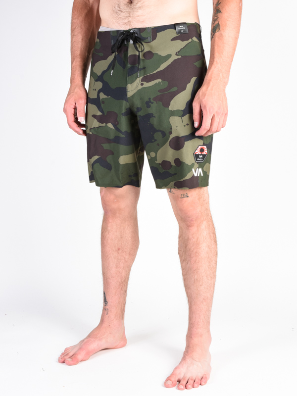 RVCA BRUCE WARP PRO TRUNK CAMO pánske kúpacie kraťasy - 34