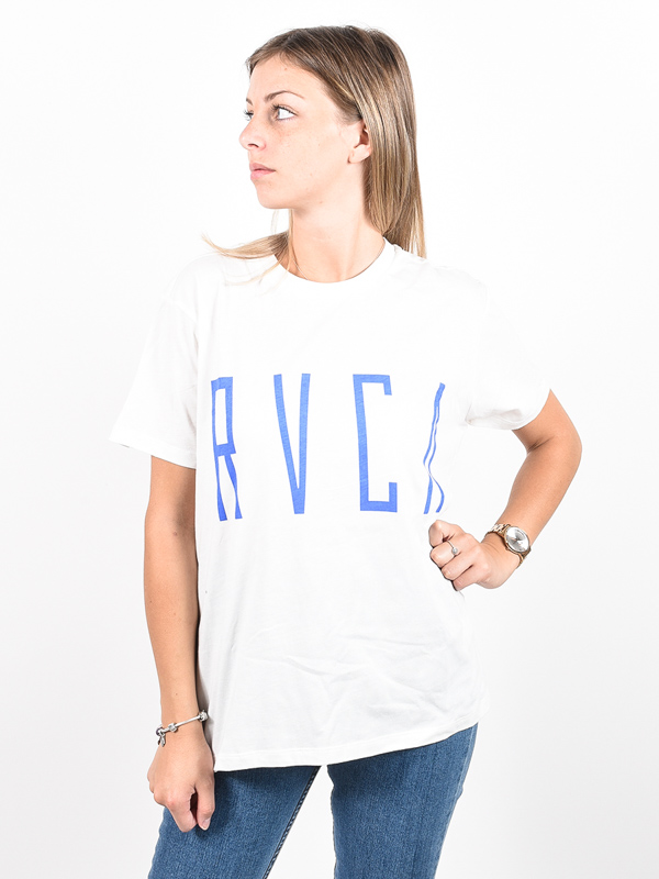 RVCA STILT ANTIQUE WHITE dámske tričko s dlhým rukávom - S