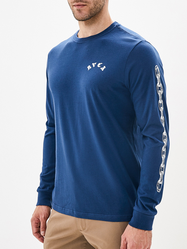 RVCA JJ MIX SEATTLE BLUE pánske tričko s dlhým rukávom - M