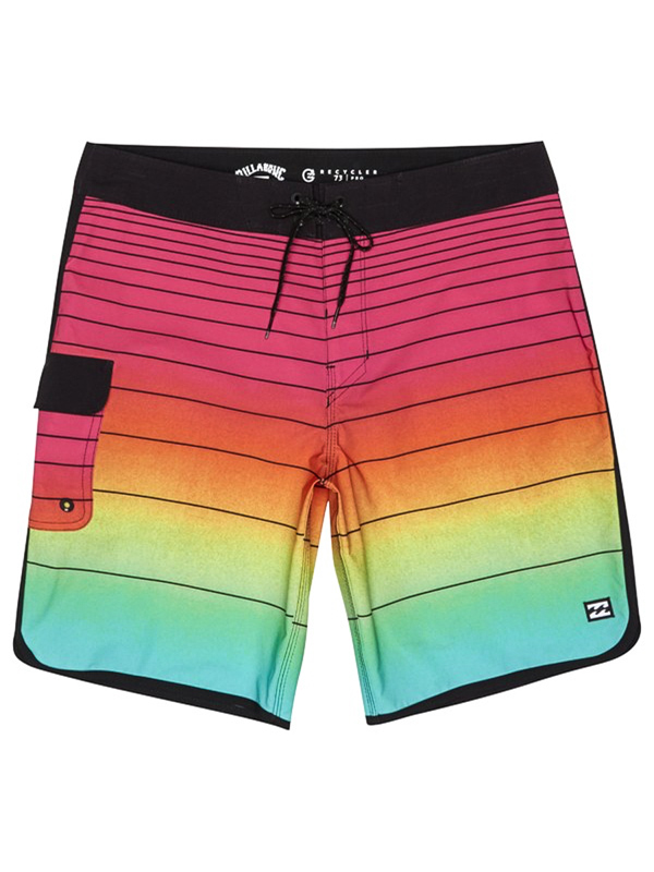 Billabong 73 STRIPE PRO neon pánske kúpacie kraťasy - 33