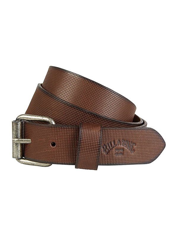 Billabong DAILY LEATHER brown pánsky kožený opasok - S/M