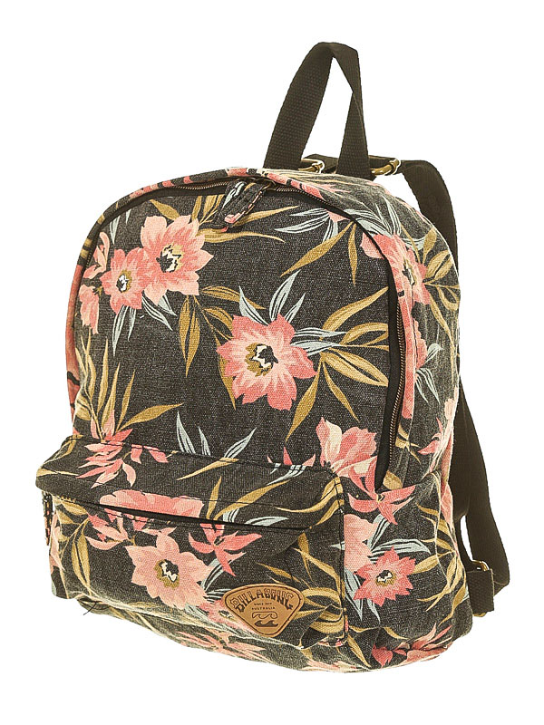 Billabong MINI MAMA BLACK/PINK školský batoh