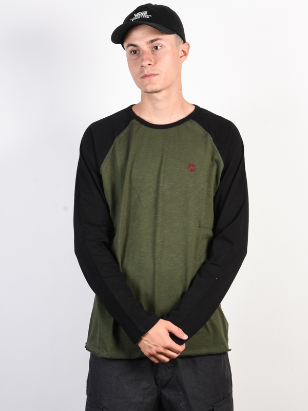Element BLUNT OLIVE DRAB pánske tričko s dlhým rukávom - S