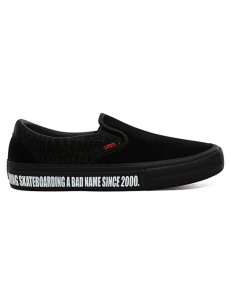 Vans Slip-On Pro (BAKER) BLACK/BLACK/RED