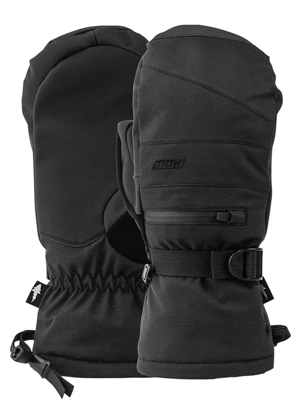 POW Wayback GTX Mitt black detské palcové lyžiarske rukavice - 10