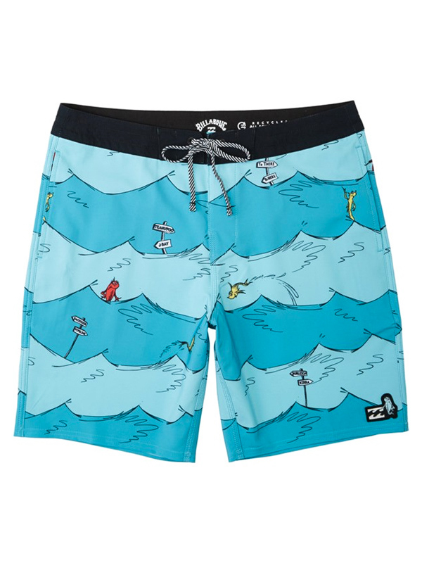 Billabong ONE FISH TWO FISH AQUA pánske kúpacie kraťasy - 32