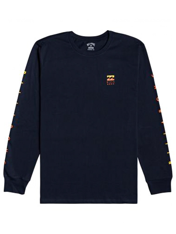 Billabong UNITY NAVY pánske tričko s dlhým rukávom - L