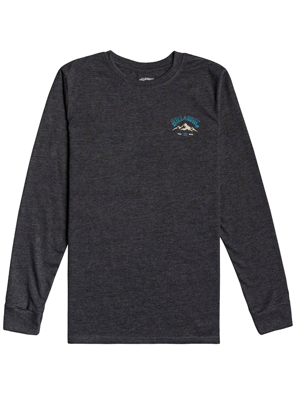 Billabong ARCH PEAK black pánske tričko s dlhým rukávom - L