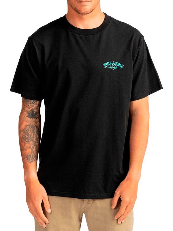 Billabong PAST LOVE black pánske tričko s dlhým rukávom - L