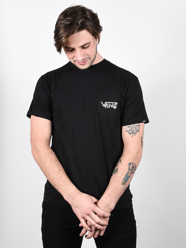 Vans ROWAN ZORILLA SKULL black pánske tričko s krátkym rukávom - M