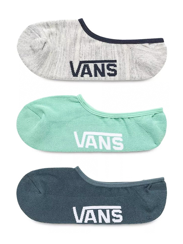 Vans CLASSIC SUPER NO SHO DUSTY JADE GREEN ASSORTED pánske členkové ponožky - 10-13