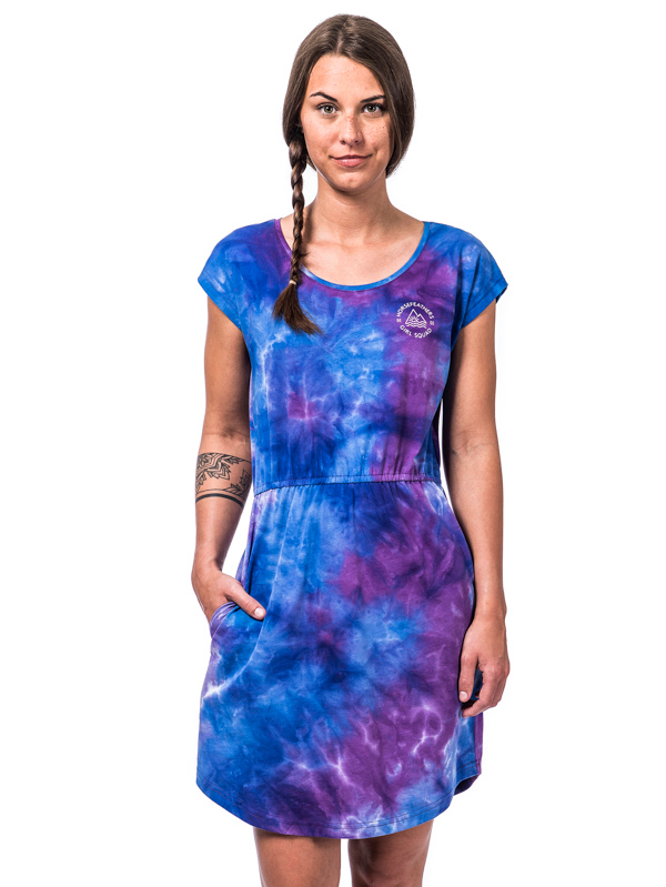 Horsefeathers MILLIE Tie Dye plesové šaty krátke - L