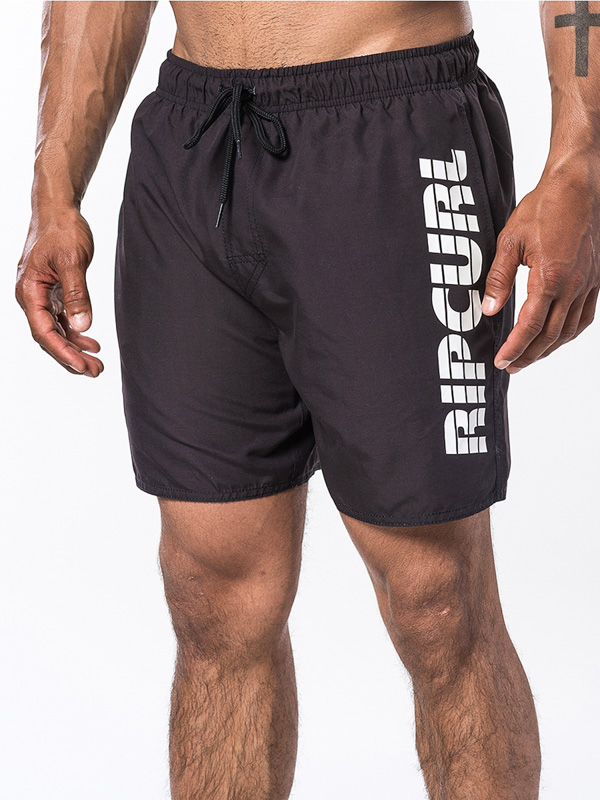 Rip Curl FLOWS 16 black pánske kúpacie kraťasy - XXL