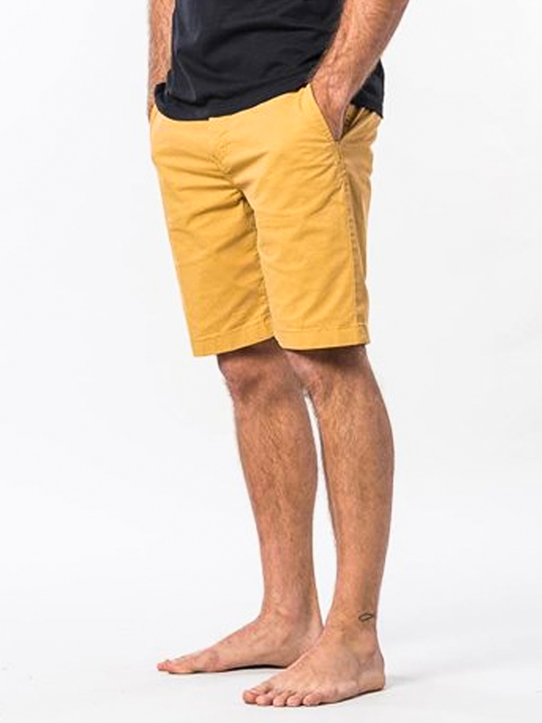 Rip Curl TWISTED MUSTARD pánske plátené kraťasy - 34