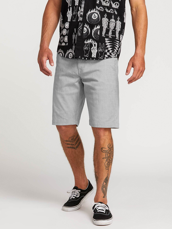 Volcom Frickin Modern GREY pánske plátené kraťasy - 33