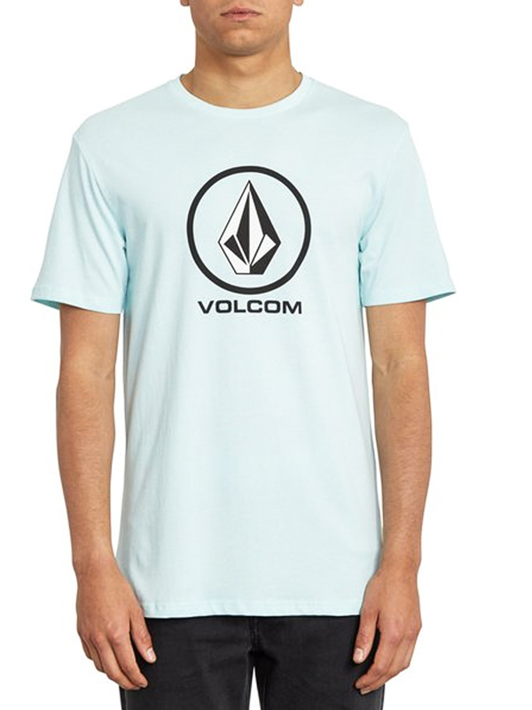 Volcom Crisp Stone Bsc Resin Blue pánske tričko s krátkym rukávom - M