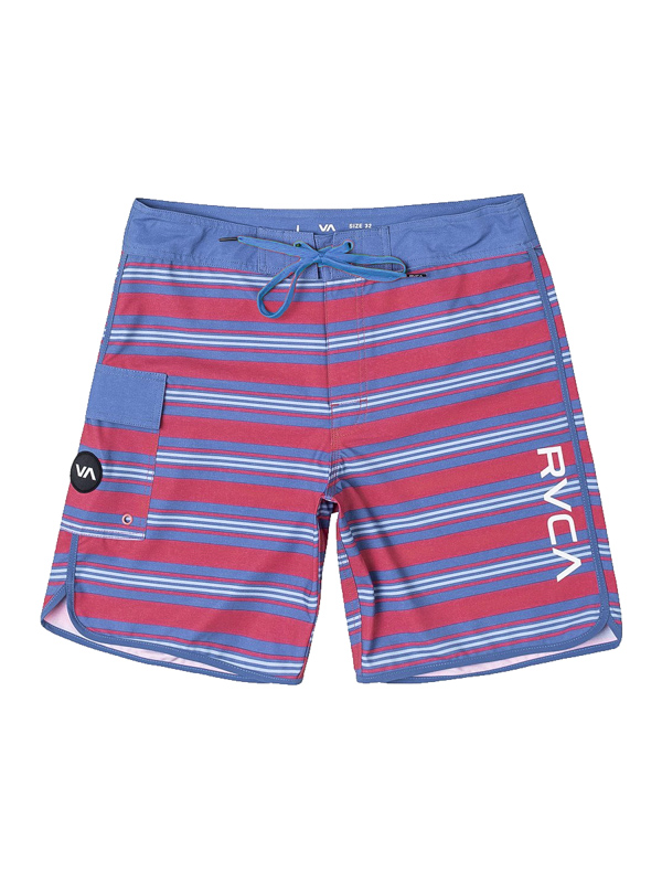 RVCA EASTERN TRUNK 18 Coral Pink pánske kúpacie kraťasy - 36