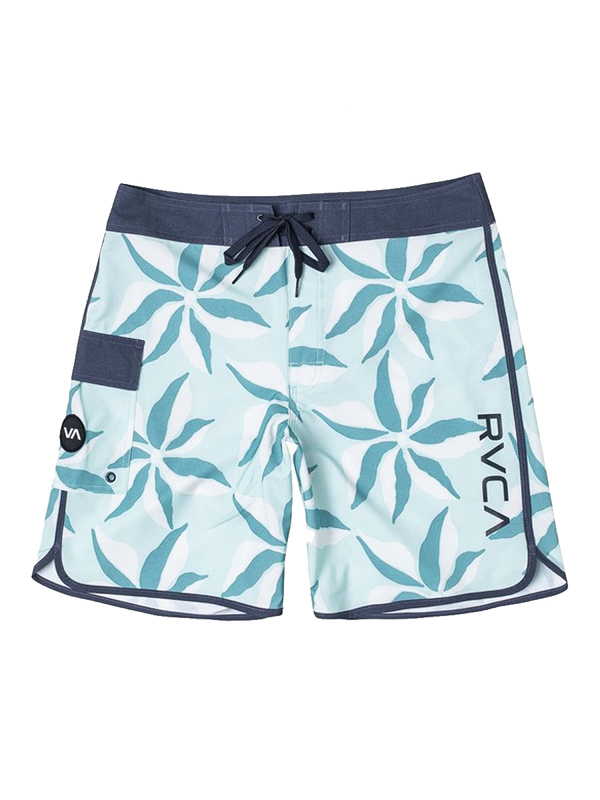 RVCA EASTERN TRUNK 18 DUSTY AQUA pánske kúpacie kraťasy - 32
