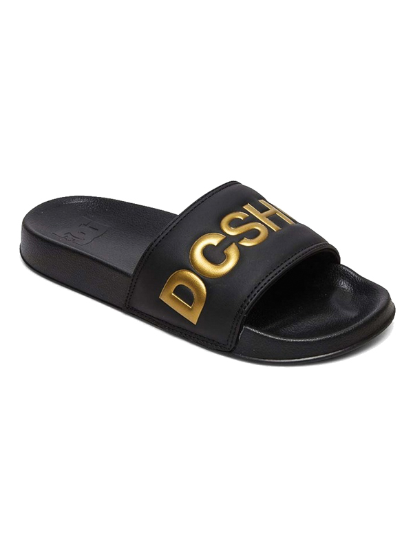 Dc SLIDE SE BLACK/GOLD letné šľapky dámske - 39EUR