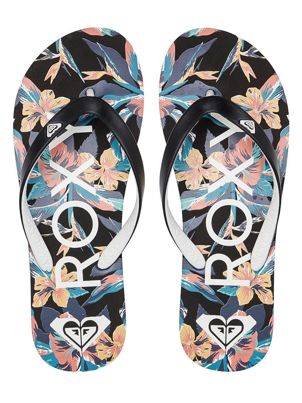 Roxy TAHITI VII black dámske žabky - 40EUR