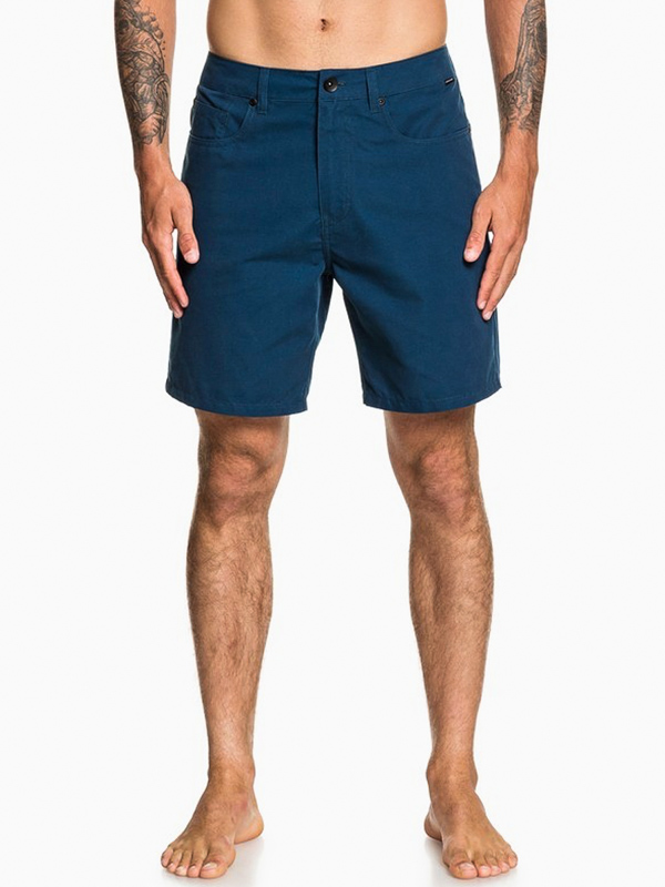 Quiksilver NELSON SURFWASH AMPH MAJOLICA BLUE pánske kúpacie kraťasy - 34