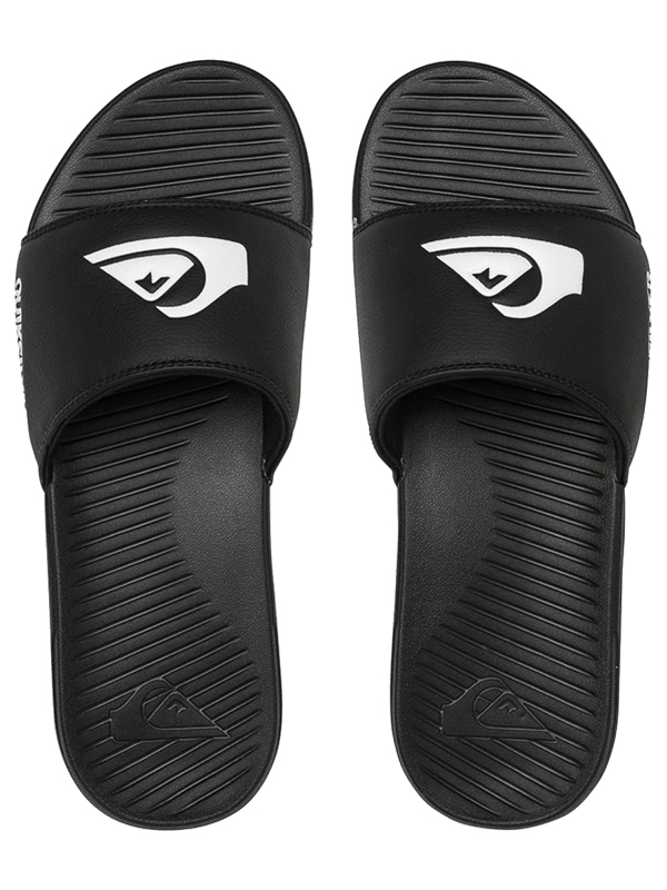 Quiksilver BRIGHT COAST SLIDE BLACK/WHITE/BLACK šľapky pánske - 43EUR