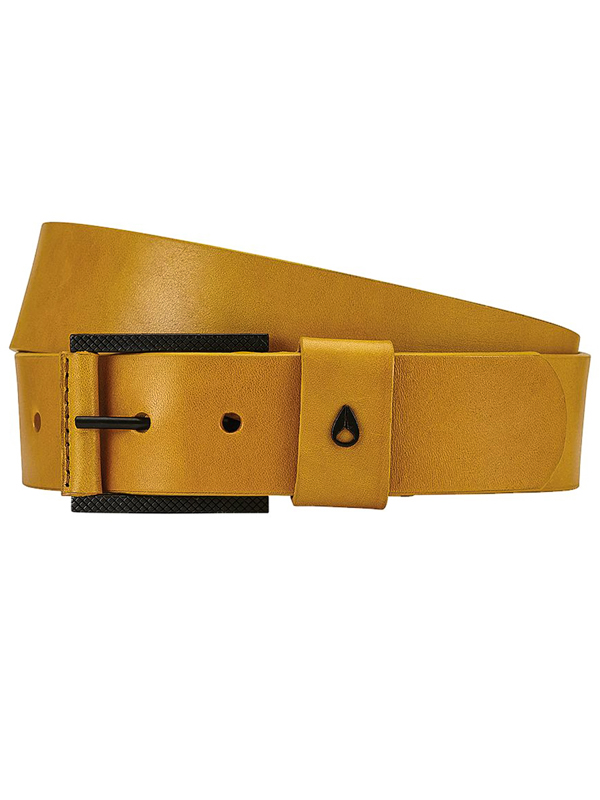 Nixon AMERICANA II wheat pánsky kožený opasok - L