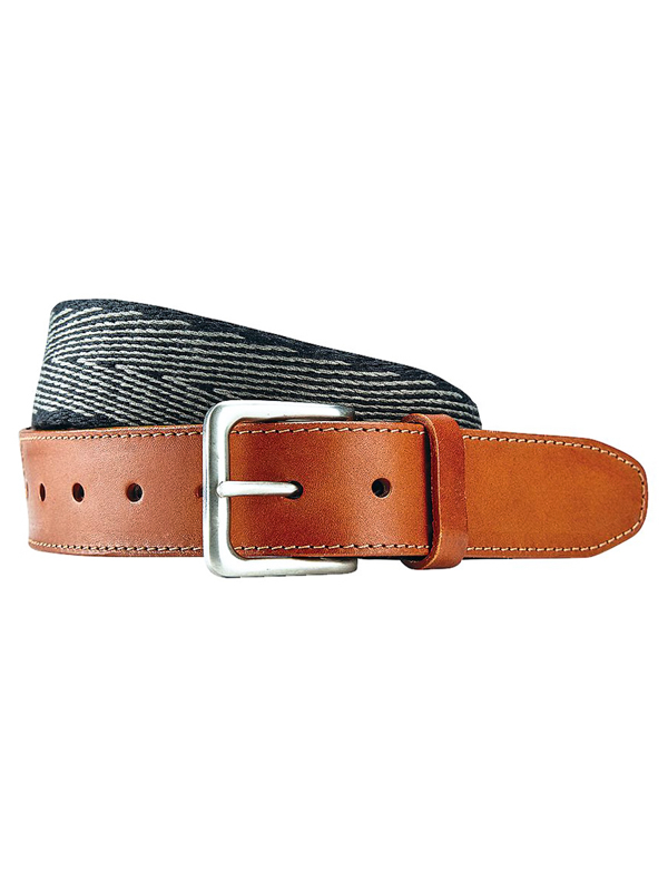 Nixon DNA WEAVE Saddle pánsky kožený opasok - S