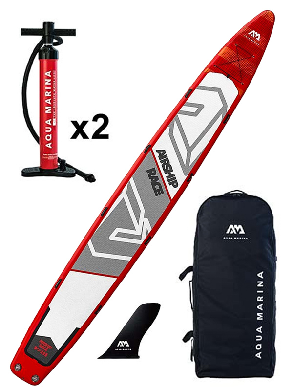 Aqua Marina Airship Race RED paddleboard - 22'0"-34"