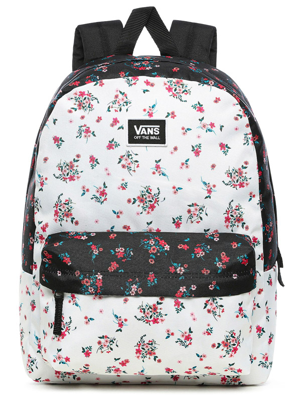 Vans REALM CLASSIC BEAUTY FLORAL PATCHWORK školský batoh