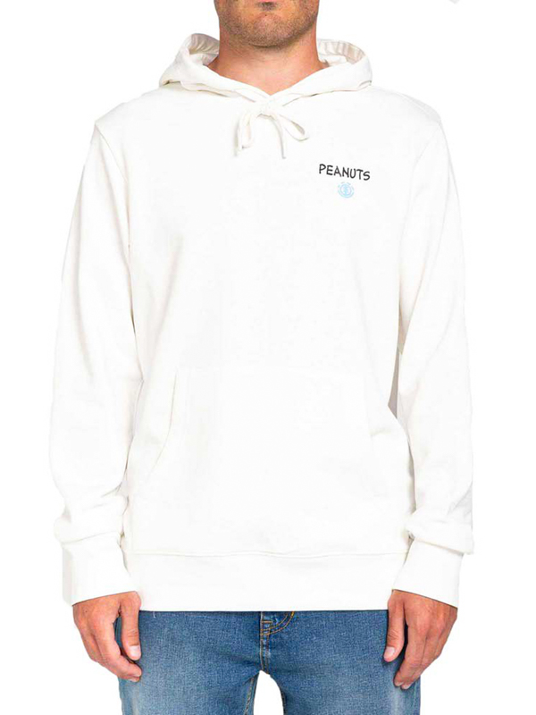 Element PEANUTS GOOD TIMES off white pánska mikina cez hlavu - M