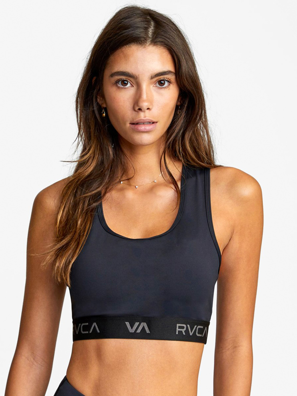 RVCA CUT OUT BRA black podprsenky - M