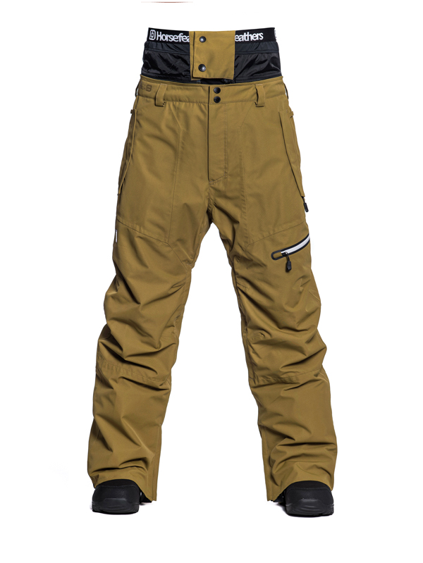 Horsefeathers NELSON DULL GOLD pánske zimné nohavice - XXL
