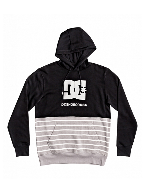 Dc STUDLEY 20 black pánska mikina cez hlavu - XXL