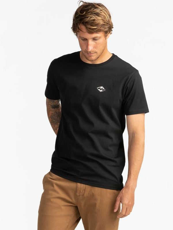 Billabong SURF REPORT black pánske tričko s krátkym rukávom - L