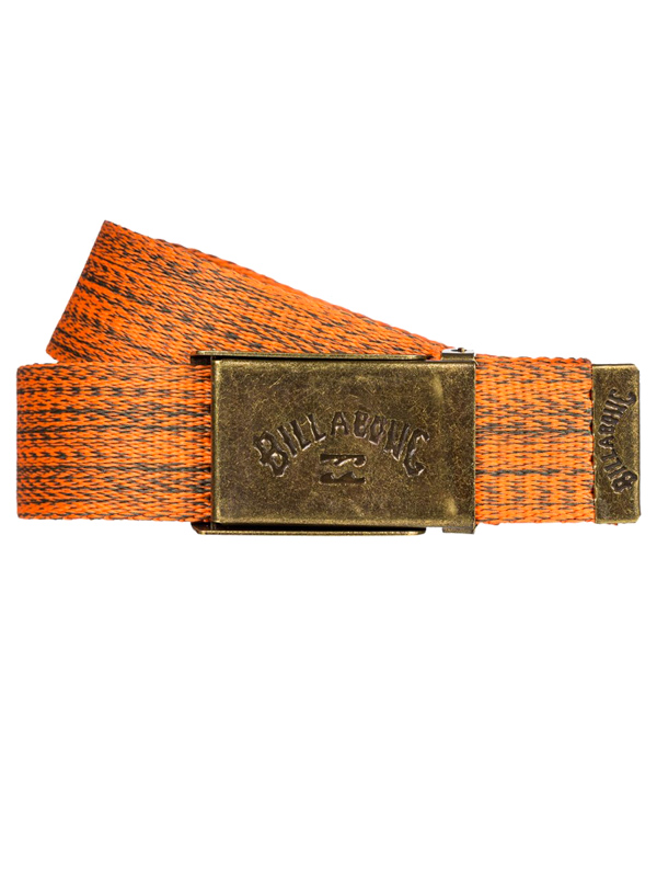 Billabong COG ORANGE MILITARY pánsky textilný opasok