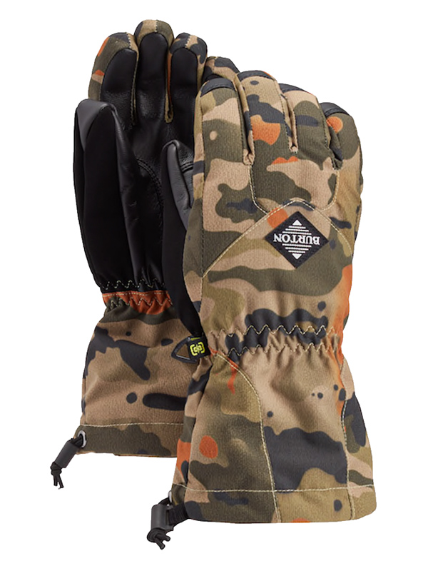 Burton PROFILE KELP BIRCH CAMO detské prstové lyžiarske rukavice - L
